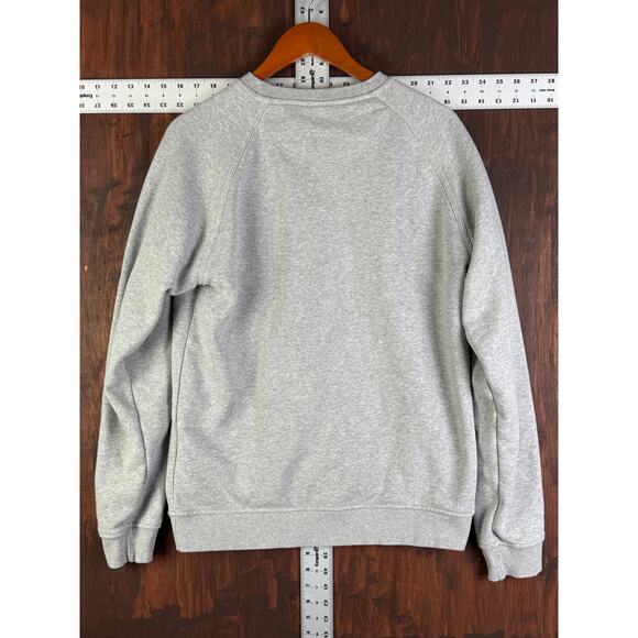 Adidas Originals Trefoil Essentials Crewneck Pullover Sweatshirt Gray Men Medium - Picture 8 of 8
